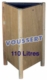Acheter Poubelle exterieure Bois TERTIO 100 Litres