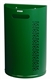 Acheter Poubelle exterieure décrochable Rossignol vert 40 L murale / Poteau