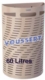 Acheter Corbeille décrochale 60 litres Murale / Poteau Beige