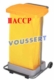 Acheter Poubelle de cuisine HACCP  Collecpro jaune 110 litres