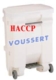 Acheter Poubelle de cuisine HACCP collecplast 70 Litres couvercle Blanc