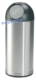 Acheter Poubelle Rossignol Inox Brossé avec cendrier 52 litres