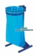 Acheter Collecteur dechet sur poteau 110 litres sur socle bleu