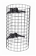 Acheter Entourage grille pour poubelle exterieure gris manganese