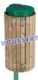 Acheter Poubelle exterieure collecteur bois vert sur poteaux