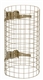 Acheter Entourage grille pour poubelle exterieure champagne