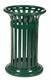 Acheter Poubelle exterieure metal vert 60 litres Rossignol