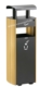 Acheter Cendrier exterieur Rossignol 6 L corbeille 30 L gris manganese dore