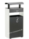 Acheter Cendrier exterieur corbeille Rossignol 12L  60L gris manganese