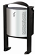 Acheter Poubelle exterieure ARKEA grand volume SUR PIED Gris 40 Litres avec cendrier