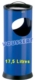 Acheter Cendrier corbeille sable Kipso 17,5 L bleu
