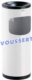 Acheter Cendrier corbeille étouffoir 12,5 L BLANC