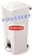 Acheter Collecteur poubelle rubbermaid à pédale 87 litres Blanche