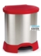 Acheter Poubelle a pedale acier 87 litres rouge Rubbermaid