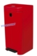 Acheter Poubelle Haccp Step On Bin Best Rouge Rubbermaid
