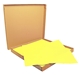 Acheter Nappe papier 70 x 70 cm jaune vif colis de 500