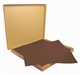 Acheter Nappe papier 70 x 70 cm chocolat colis de 500