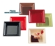 Acheter Assiette square 167 Rouge paquet de 12