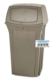 Acheter Poubelle conteneur Ranger Rubbermaid 132,5 litres Beige