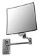 Acheter Miroir grossissant simple Eclips carré JVD