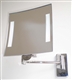 Acheter Miroir grossissant lumineux carré JVD Galaxy chrome bras metal