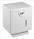 Acheter Distributeur papier toilette mixte métal blanc