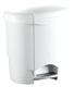 Acheter Poubelle a pedale 3 litres plastique blanche