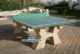 Acheter Table de ping pong en beton en X gravillon fin