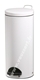 Acheter Poubelle a pedale Rossignol Sanelia acier blanche 28 litres
