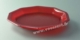 Acheter Assiette jetable couleur decagonale rouge carton de 300