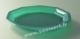 Acheter Assiette jetable couleur decagonale verte carton de 300