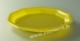 Acheter Assiette jetable couleur decagonale jaune carton de 300