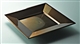 Acheter Assiette jetable couleur chocolat carré 240 x 240 colis de 96