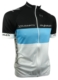 Acheter Maillot cycliste manches courtes Voussert bleu cyan noir