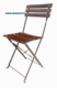 Acheter Chaise pliante Square rouille foret latte bois
