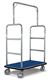 Acheter Chariot d'etage chrome tapis bleu