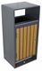 Acheter Poubelle exterieure polypro 40 litres avec cendrier