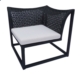 Acheter Fauteuil d'angle Brazilla en résine tressée