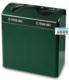 Acheter Centre de recyclage Rubbermaid center large 2 sections vert