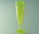 Acheter Flute jetable champagne jaune 13 cl