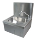 Acheter Lave main inox 304 avec dosseret et melangeur