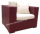 Acheter Fauteuil resine tressee Kaiman croco bordeaux