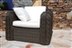 Acheter Fauteuil resine tressee Mikonos fil rond prestige