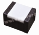 Acheter Pouf table repose pieds Kaiman resine tressee croco chocolat