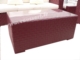 Acheter Table basse resine tressee Kaiman croco bordeaux plateau verre