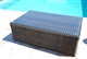 Acheter Table basse resine tressee Mikonos fil rond prestige