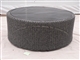 Acheter Table basse resine tressee ronde rotative Cyclade DUO grise