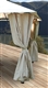 Acheter Rideaux tonnelle de jardin Atlas Constantinople 3x3 ecru