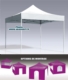 Acheter Tente de reception pliante 3 x 3 m Vitabri V3