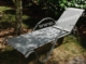 Acheter Bain de soleil aluminium textilène gris empilable